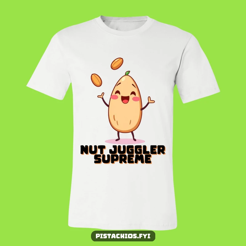 Funny Juggling Almond T-Shirt: Show Your Talent, Your Amazing Funny Gift