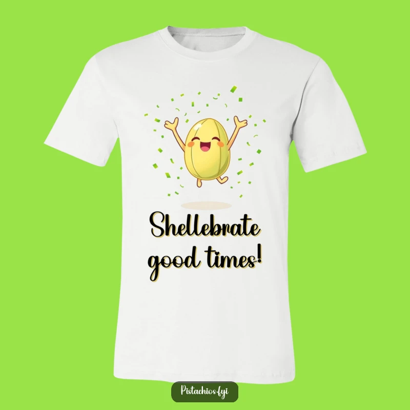 Funny Pistachio Nut T-Shirt: Wear Your Joyful Celebrations