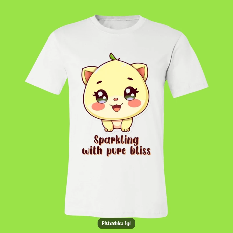 Funny Delighted Pistachio Sparkling Eyes T-Shirt - Happy Nutty Apparel, Great Funny Gift