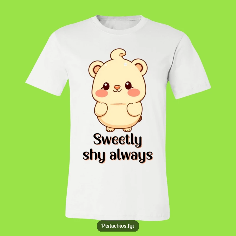 Funny Macadamia Shy Smile T-Shirt - Cute Nutty Design, Great Funny Gift