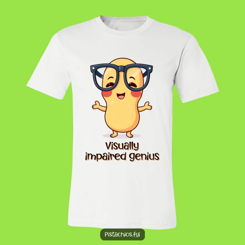 Funny Peanut T-Shirt: Giggling Character in Silly Glasses for Ultimate Comfort Gift