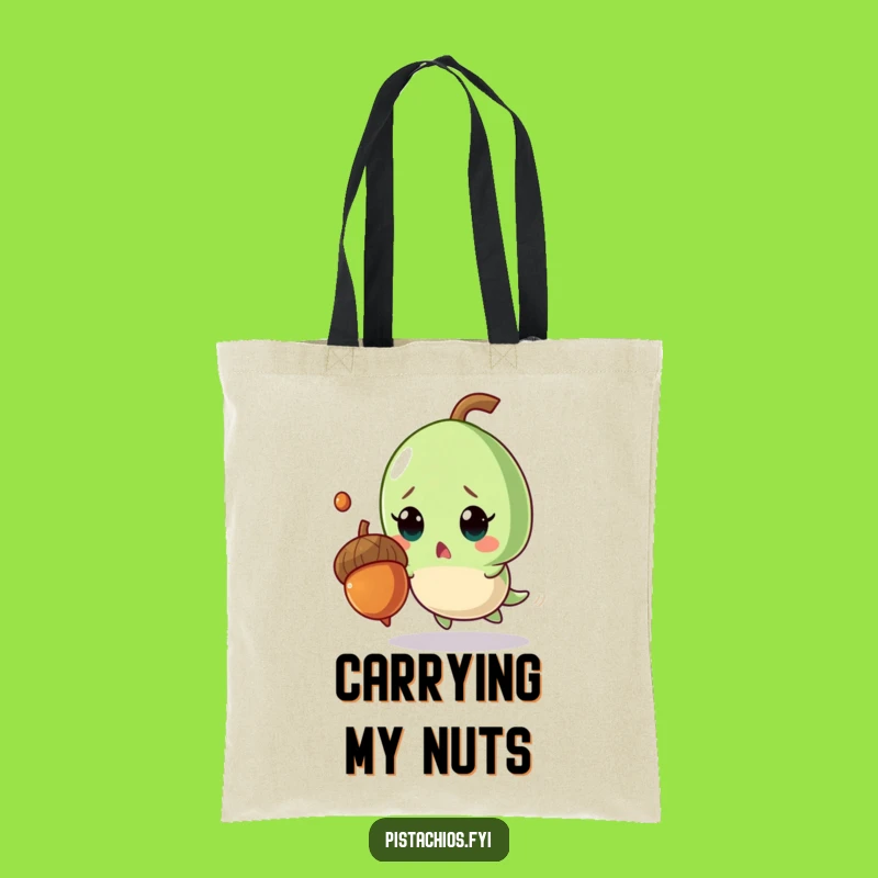 Funny Pistachio Tote Bag: Acorn Dodge Champion Gift