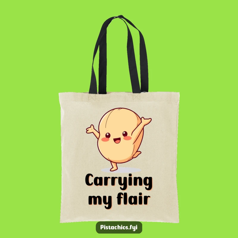 Funny Macadamia Nut Tote Bag - Cartwheel Flair, Carry Your Fun!