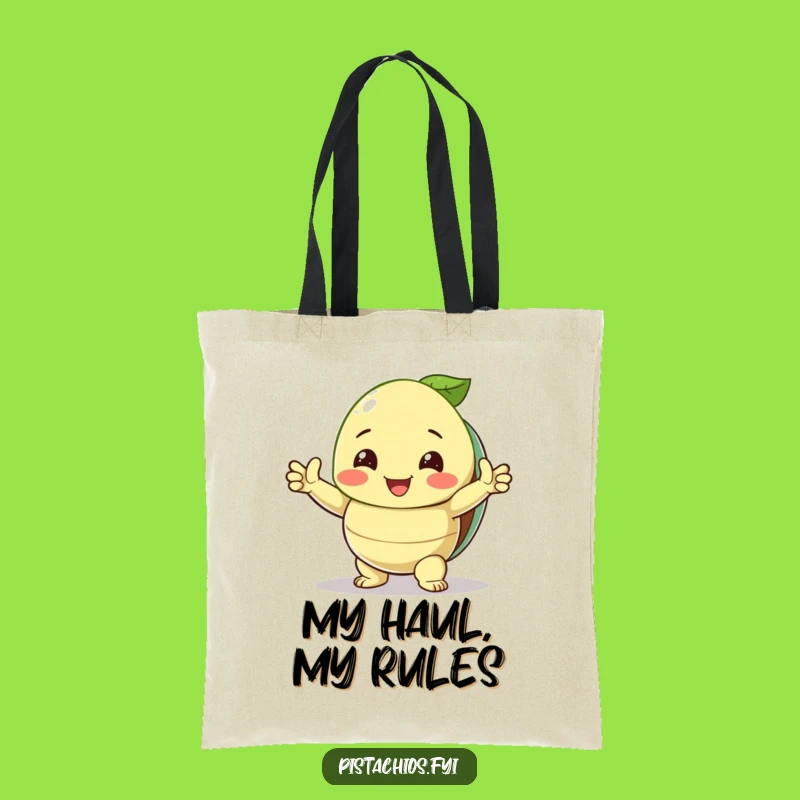 Funny Pistachio Triumph Tote Bag: Hilarious and Practical Carry-All