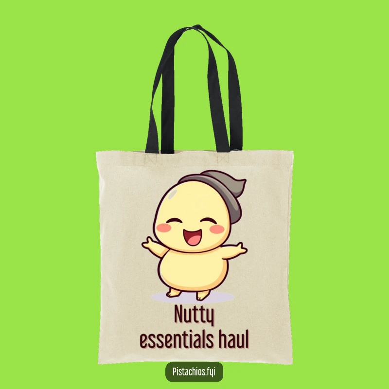 Funny Cashew Jig Tote Bag: Winking Nut's Dance - Carry Your Fun!