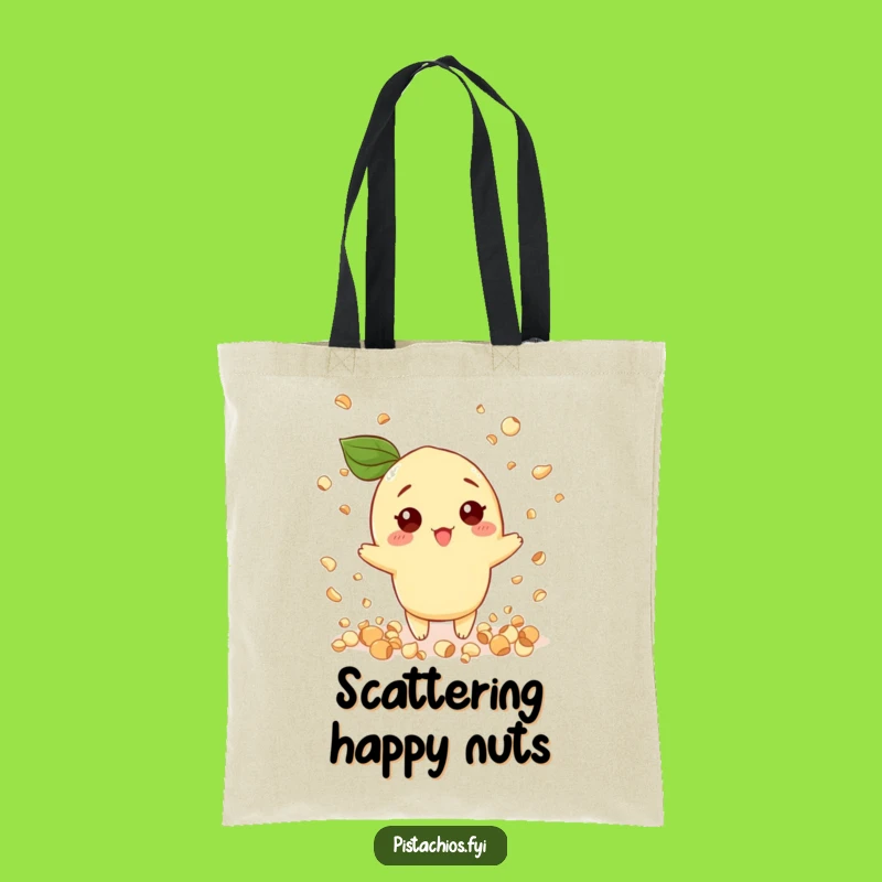 Funny Pistachio Tote Bag: Nut Confetti Party Essential